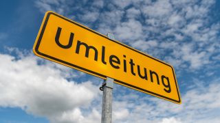 Umleitungsschild