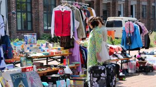 Flohmarktstände