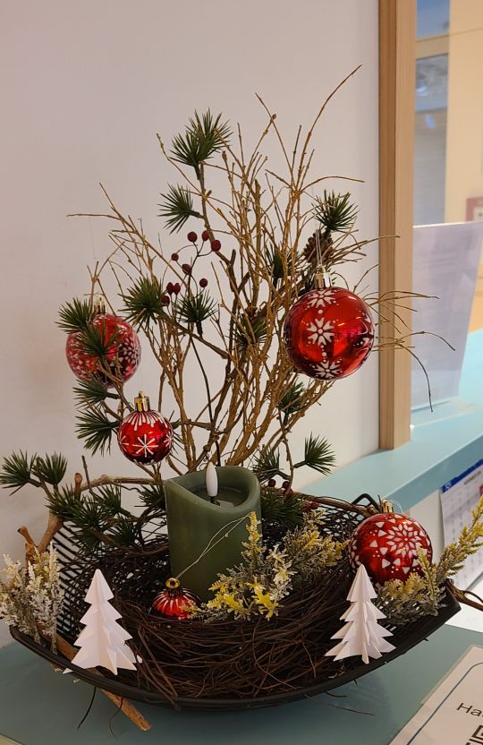 Bossiertechnik Weihnachtskugel