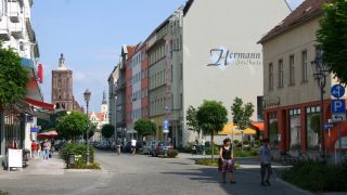 Blick in die Frankfurter Straße