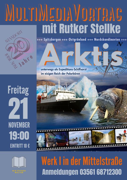 Flyer - Multimediavortrag mit Rutker Stellke