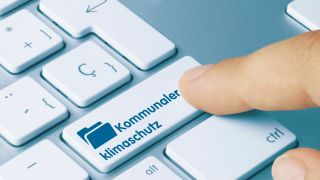 Taste für kommunlen Klimaschutz.