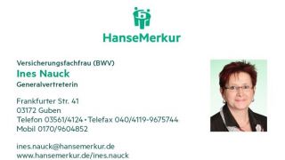 Visitenkarte HanseMerkur Generalvertretung
